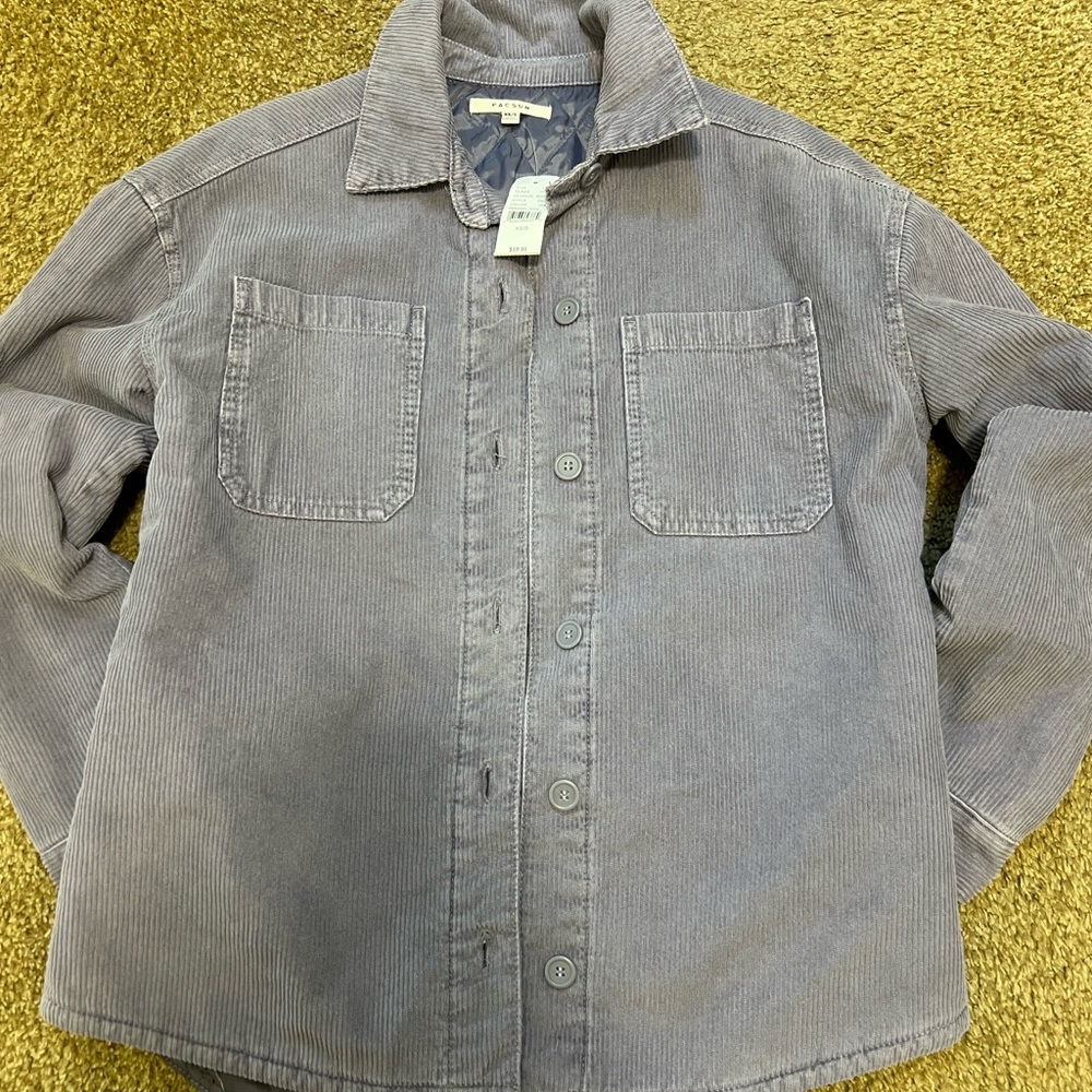 PacSun Minimal Purple Corduroy jacket